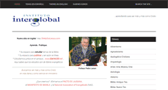 Desktop Screenshot of institutointerglobal.org