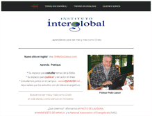 Tablet Screenshot of institutointerglobal.org